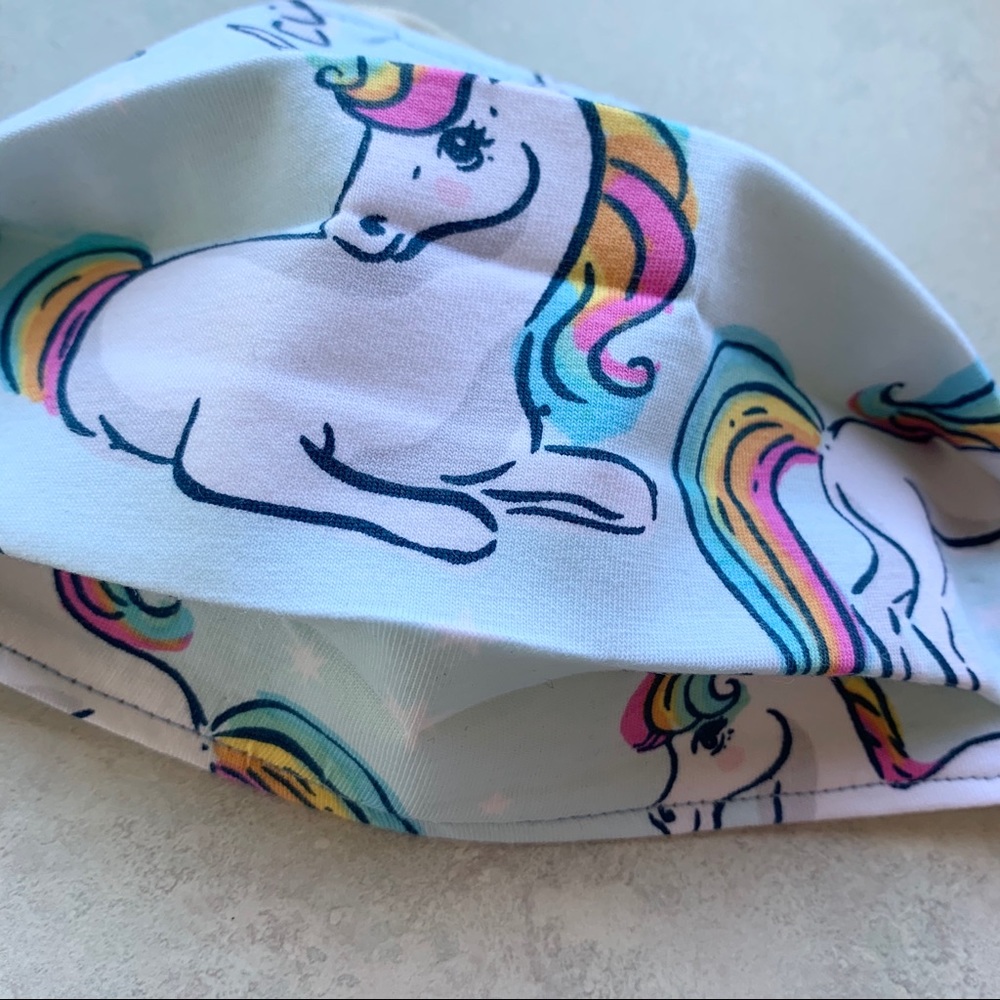 Unicorn Face Mask - Picture 2 of 3